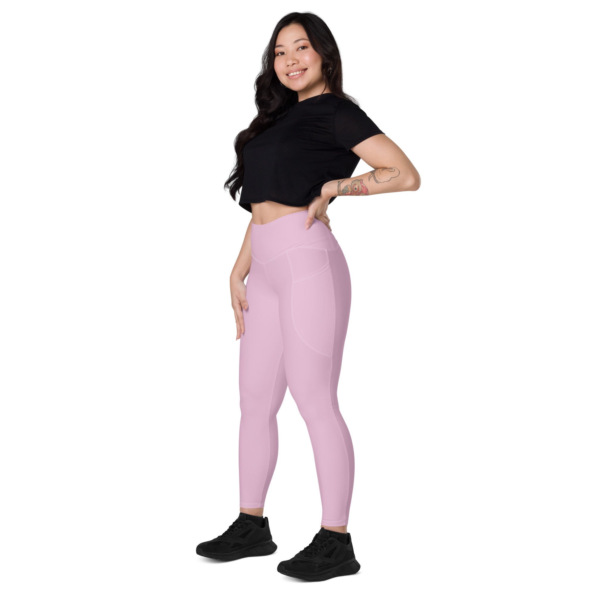 Twilight Pink Leggings with Pockets | All Sizes